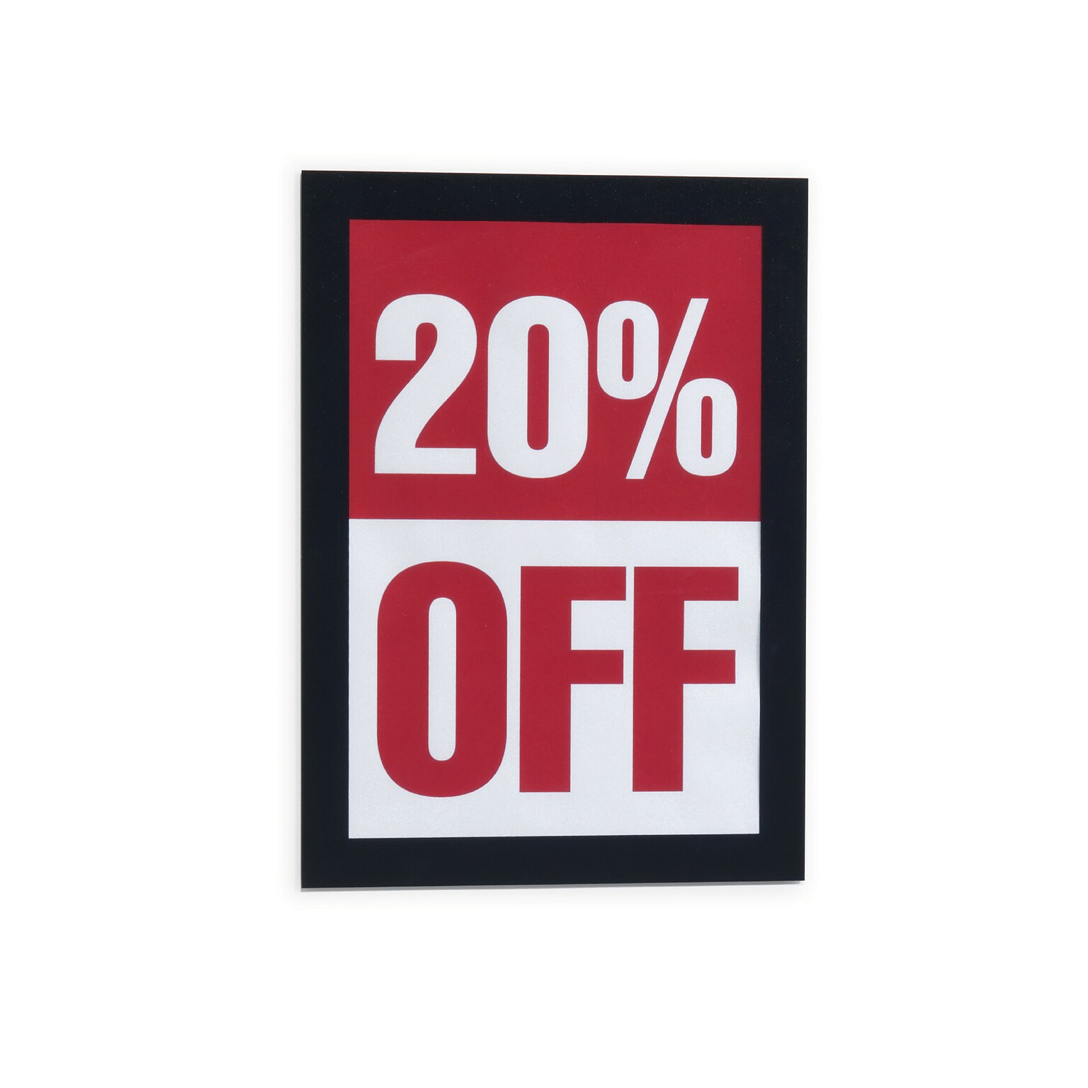 Durable Duraframe Sign Holder, 5-1/2 in x 8-1/2in, Black, 2/Pack (491301)