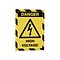 Duraframe Magnetic Security Sign Holder, Yellow/Black, 8-1/2in x 11in, 2 Pack