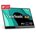 ViewSonic Portable 15.6 FHD 60 Hz LED Business Monitor, Black (VX1655)
