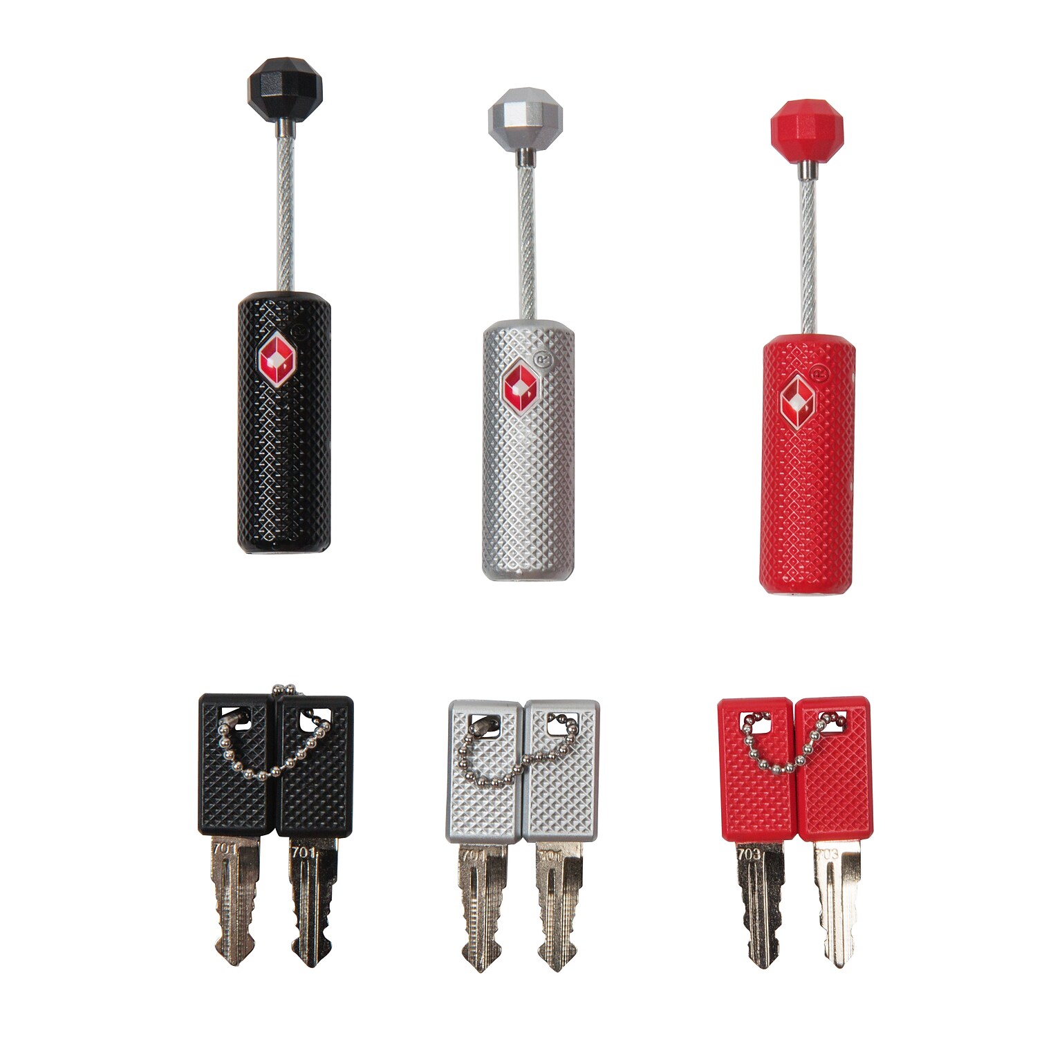 G Force, Barrel Cable Luggage Lock (6154)