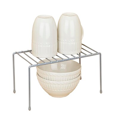 Kitchen Details Shelf Organizer, Grey, Small (24122-GREY)