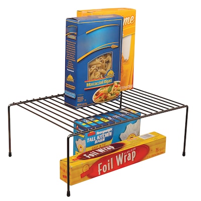 Kitchen Details Shelf Organizer, Large, Onyx (24194-ONYX)