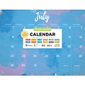 July 2018-June 2019  TF Publishing 22 X 17 Desk Pad Calendar Watercolor   (19-8235A)