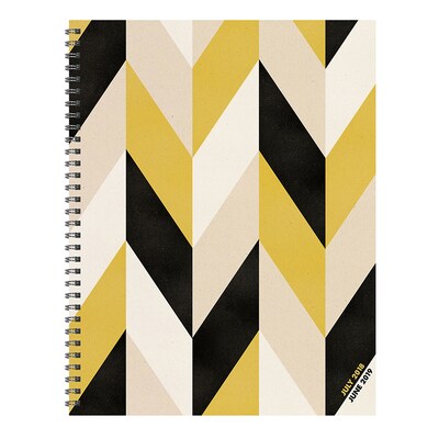 July 2018-June 2019 TF Publishing 9 X 11 Geometric Large Weekly Monthly Planner (19-9781A)