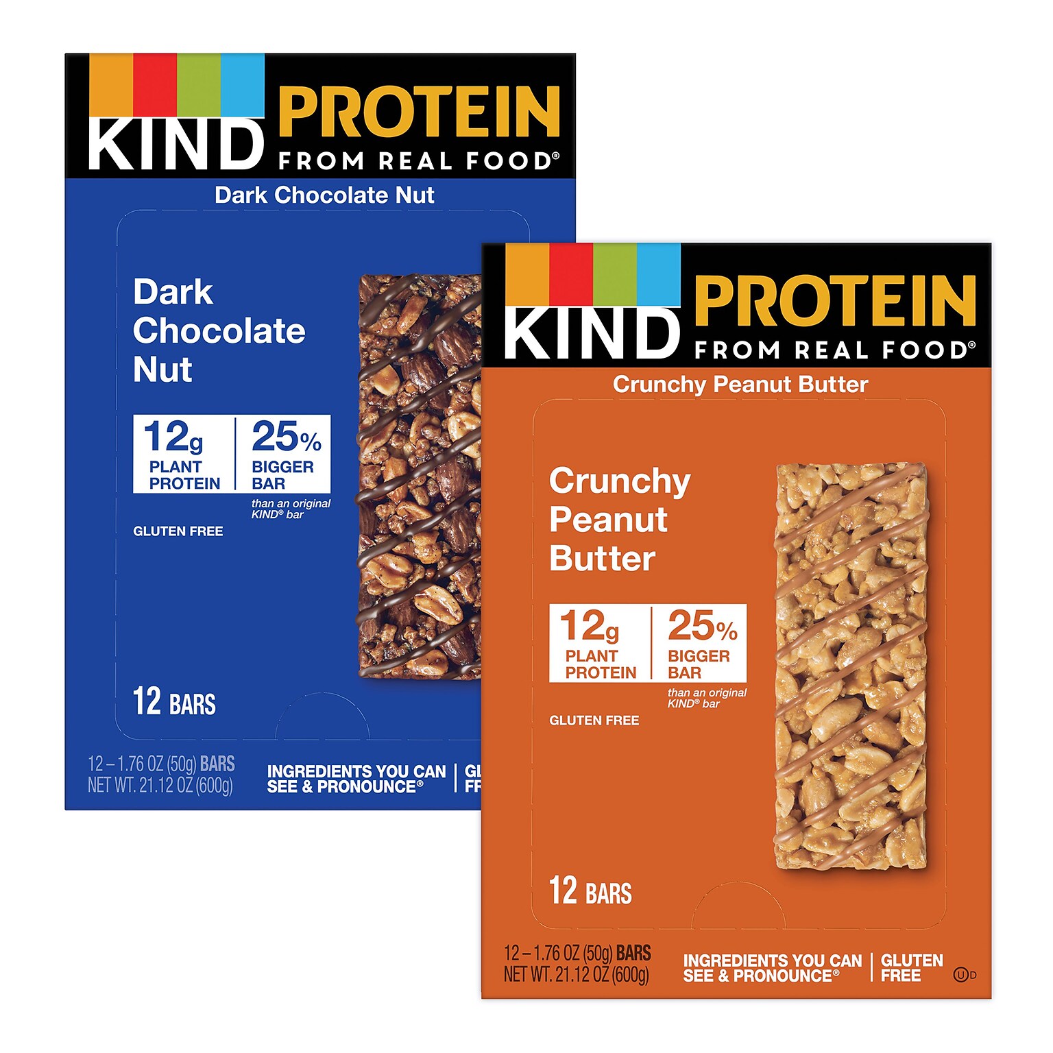 KIND Protein Gluten Free Variety Pack, 24/Box (600-00777)