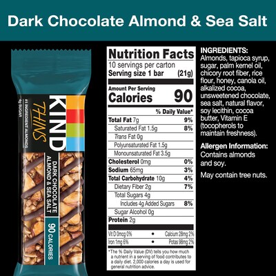 KIND Thins Gluten Free Variety Pack, 30/Box (600-00776)