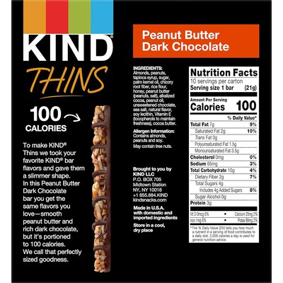 KIND Thins Gluten Free Variety Pack, 30/Box (600-00776)