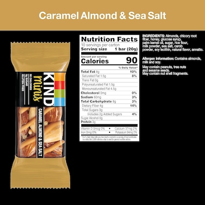 KIND Minis Gluten Free Variety Pack, 30/Box (600-00775)