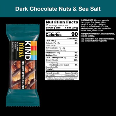 KIND Minis Gluten Free Variety Pack, 30/Box (600-00775)