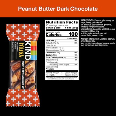 KIND Minis Gluten Free Variety Pack, 30/Box (600-00775)