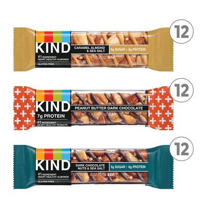 KIND Gluten Free Variety Pack, 36/Box (600-00774)