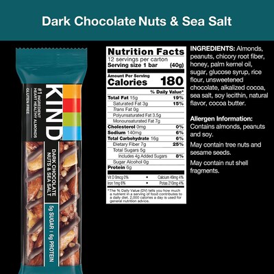 KIND Gluten Free Variety Pack, 36/Box (600-00774)