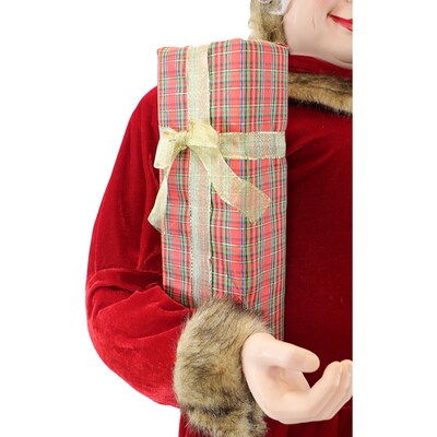 Fraser Hill Farm 58-In. Mrs. Claus Wearing Red Velvet (FMC058-0RD1)