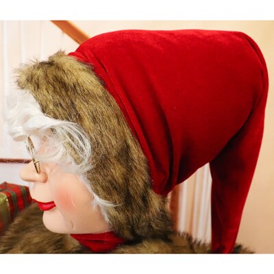 Fraser Hill Farm 58-In. Mrs. Claus Wearing Red Velvet (FMC058-0RD1)