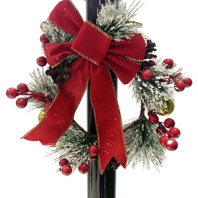 Fraser Hill Farm Let It Snow Series 71" Musical Street Lamp (FSSL071A-BLK2)