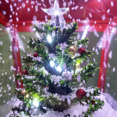 Fraser Hill Farm Let It Snow Series 71" Musical Snowy Street Lamp (FSSL071A-RD2)