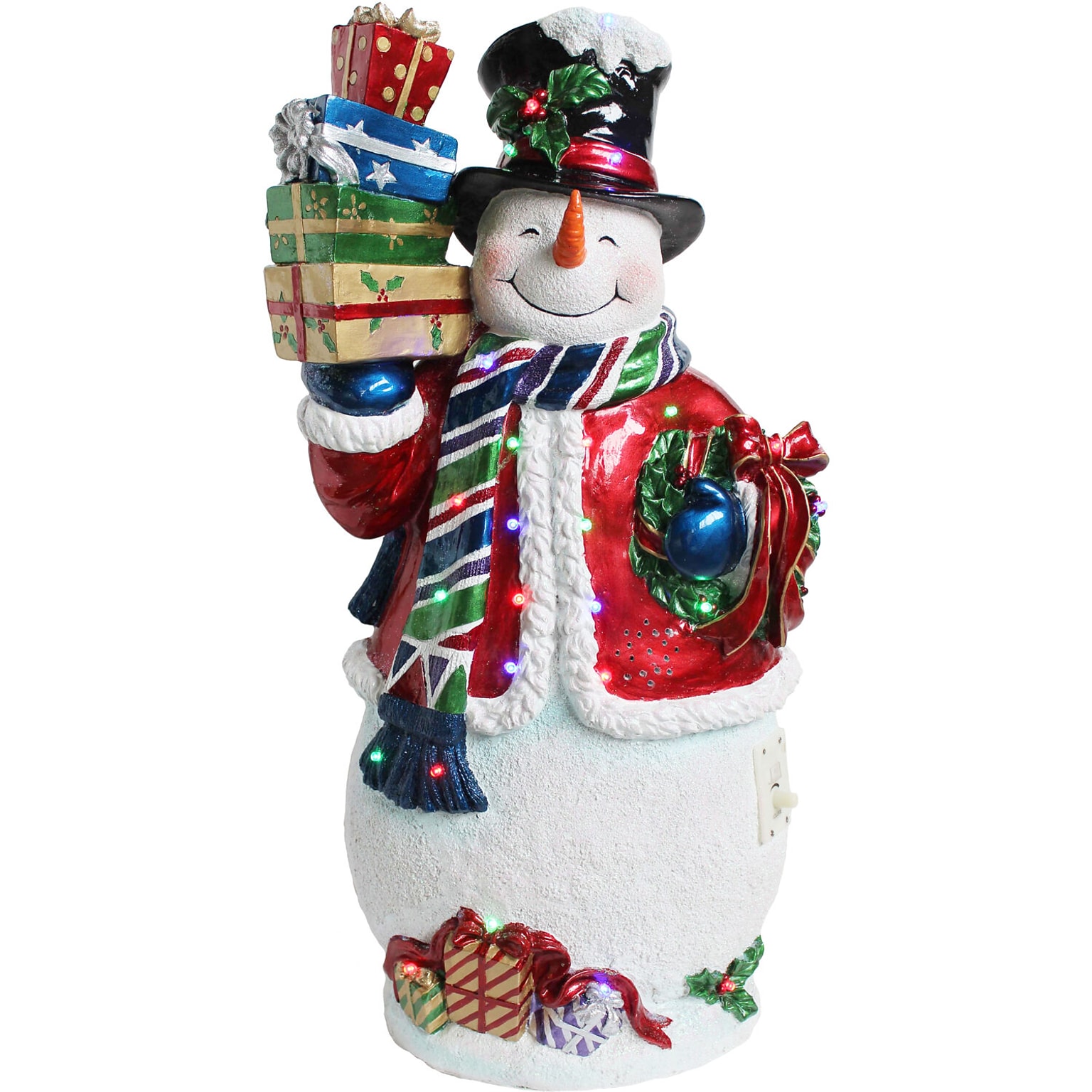 Fraser Hill Farm 2-Ft. Musical Resin Snowman (FRS025-3SNM-WT1)