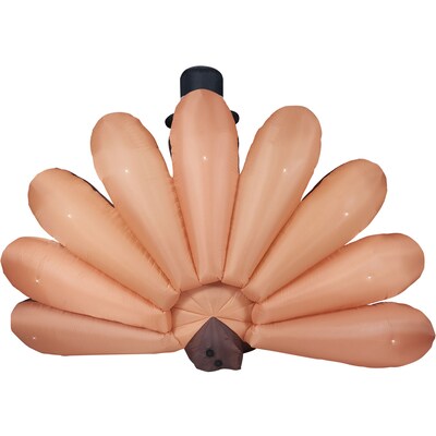 Fraser Hill Farm 8-Ft. Wide Turkey Blow-Up Inflatable (FHHVTURKY081-L)