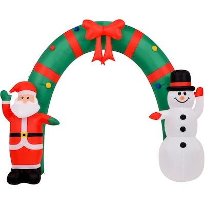 Fraser Hill Farm 8 Walkway Arch Inflatable (FHFXMASARCH081-L)