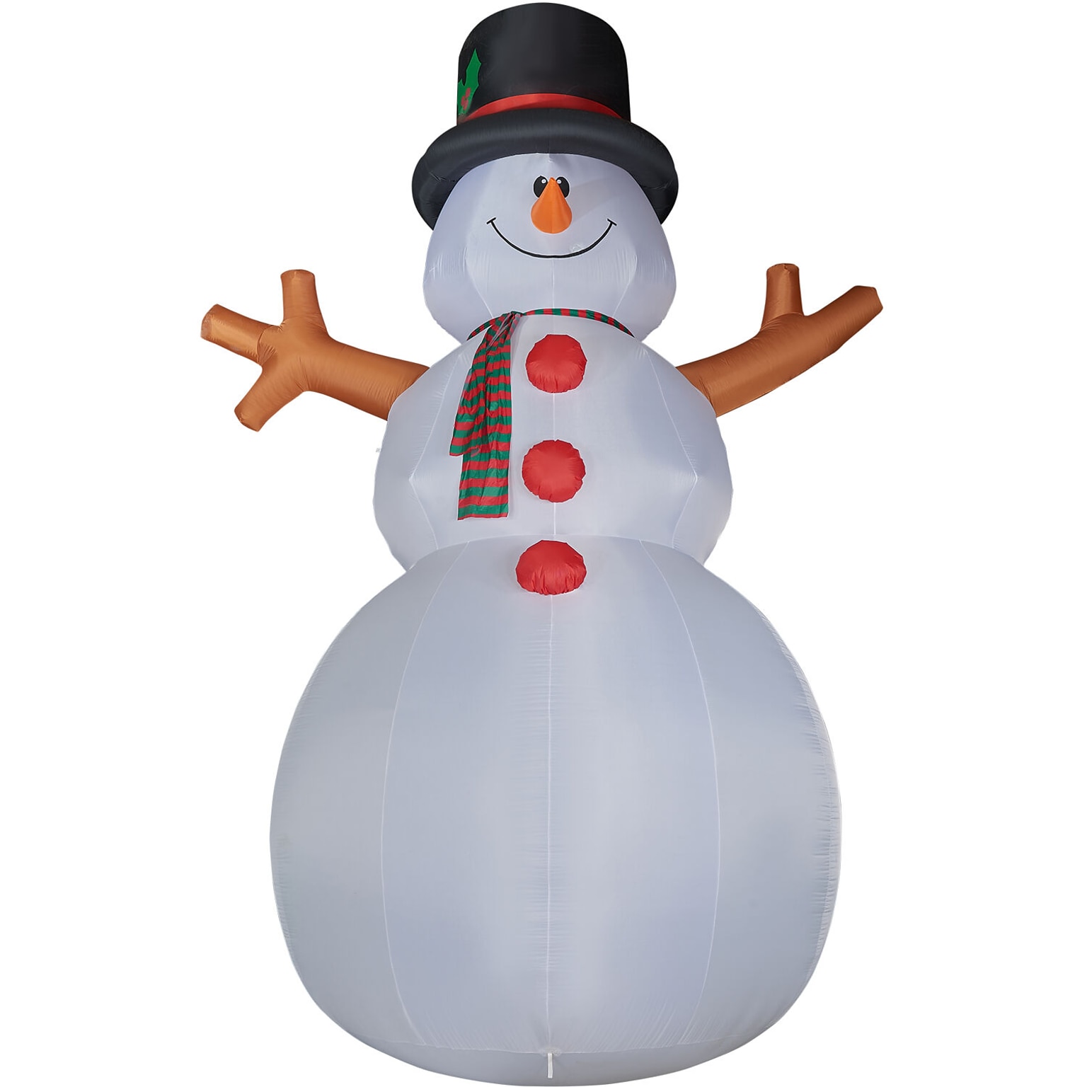 Fraser Hill Farm 20 Jolly Snowman Inflatable (FHFSNWM201-L)