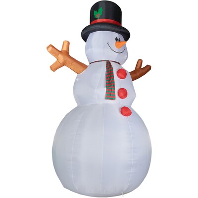 Fraser Hill Farm 20' Jolly Snowman Inflatable (FHFSNWM201-L)