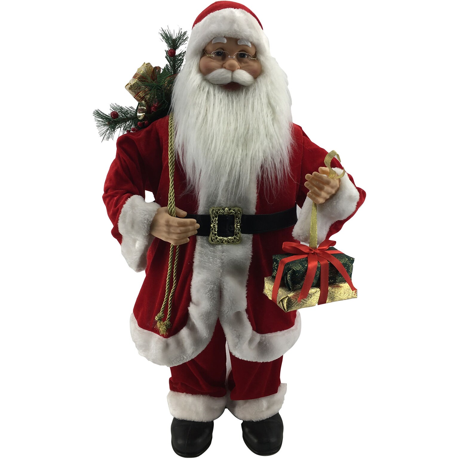 Fraser Hill Farm 36-In. Dancing Santa Claus (FHFSC036-2RED3)