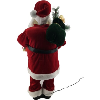 Fraser Hill Farm 36-In. Dancing Santa Claus (FHFSC036-2RED3)