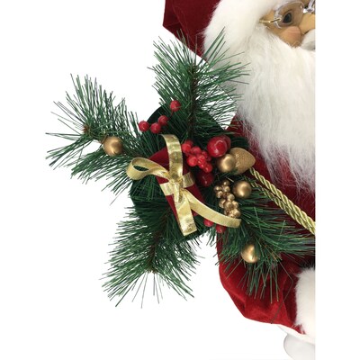 Fraser Hill Farm 24-In. Santa Claus Figurine (FHFSC024-2RED4)