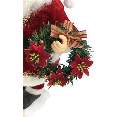 Fraser Hill Farm 24-In. Santa Claus Figurine (FHFSC024-2RED4)