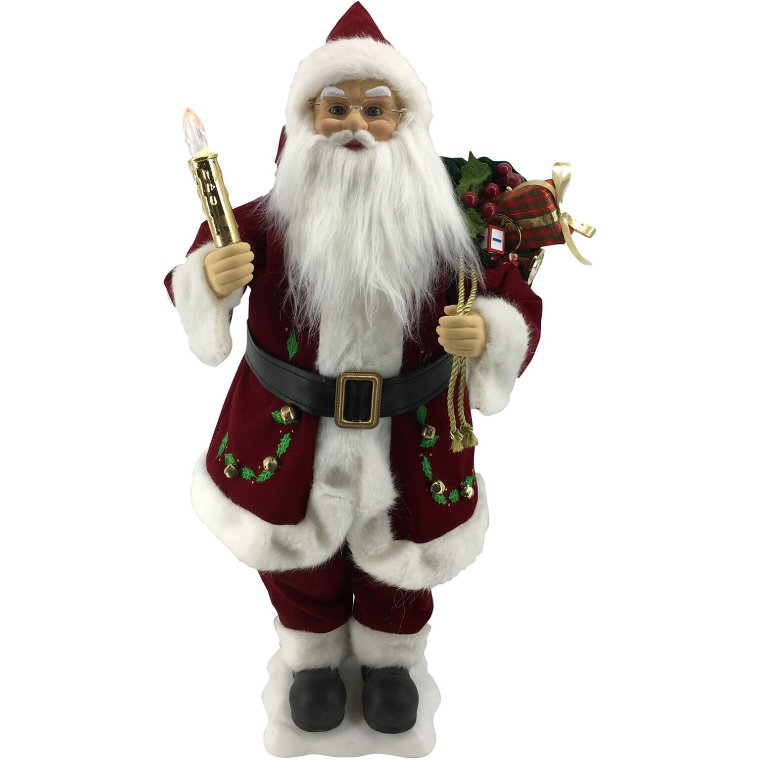 Fraser Hill Farm 28-In. Classic Santa Claus Figurine (FHFSC028-2RED1)