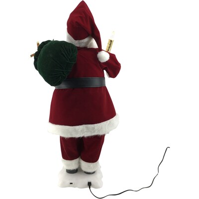 Fraser Hill Farm 28-In. Classic Santa Claus Figurine (FHFSC028-2RED1)