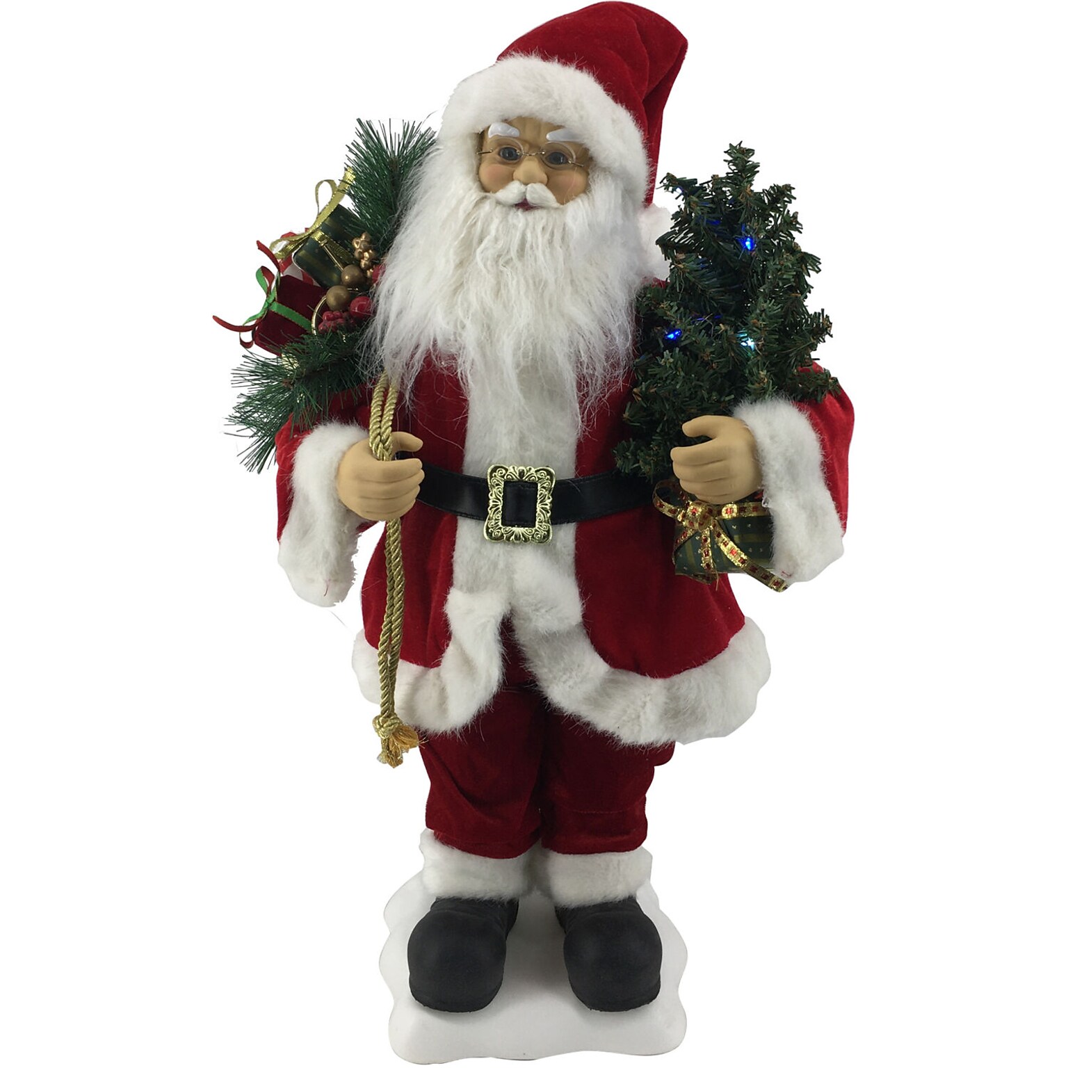 Fraser Hill Farm 24-In. Santa Claus Figurine (FHFSC024-2RED1)