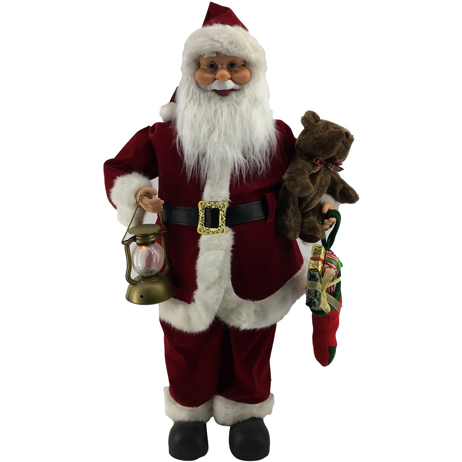 Fraser Hill Farm 36-In. Santa Claus Figurine (FHFSC036-2RED2)