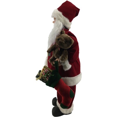 Fraser Hill Farm 36-In. Santa Claus Figurine (FHFSC036-2RED2)