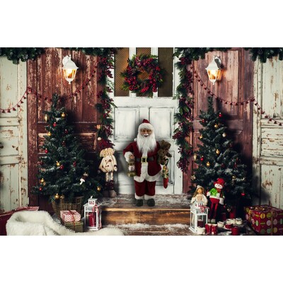 Fraser Hill Farm 36-In. Santa Claus Figurine (FHFSC036-2RED2)