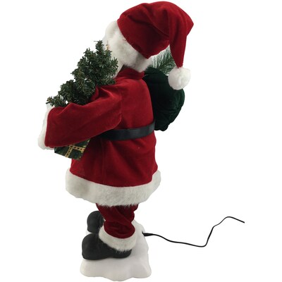 Fraser Hill Farm 24-In. Santa Claus Figurine (FHFSC024-2RED1)