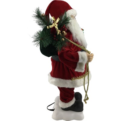 Fraser Hill Farm 24-In. Santa Claus Figurine (FHFSC024-2RED3)