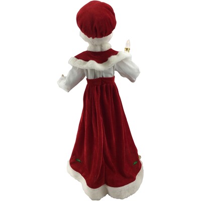 Fraser Hill Farm 28-In. Classic Mrs. Claus Figurine (FHFPLMC028-2RED1)
