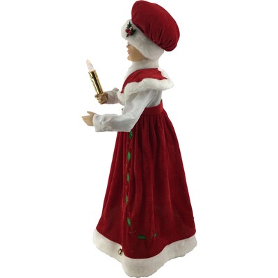 Fraser Hill Farm 28-In. Classic Mrs. Claus Figurine (FHFPLMC028-2RED1)