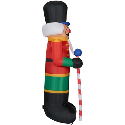 Fraser Hill Farm 10' Traditional Nutcracker Inflatable (FHFNUTCRK201-L)