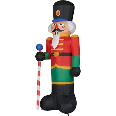 Fraser Hill Farm 10' Traditional Nutcracker Inflatable (FHFNUTCRK201-L)