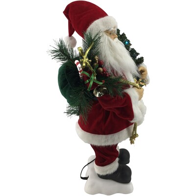 Fraser Hill Farm 24-In. Santa Claus Figurine (FHFSC024-2RED1)