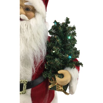 Fraser Hill Farm 24-In. Santa Claus Figurine (FHFSC024-2RED1)