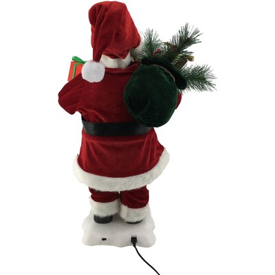Fraser Hill Farm 24-In. Santa Claus Figurine (FHFSC024-2RED3)