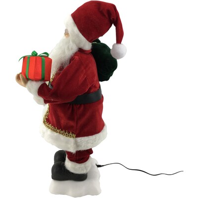 Fraser Hill Farm 24-In. Santa Claus Figurine (FHFSC024-2RED3)
