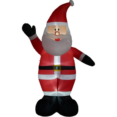 Fraser Hill Farm 12' Traditional Santa Claus Inflatable (FHFSANTA121-L)