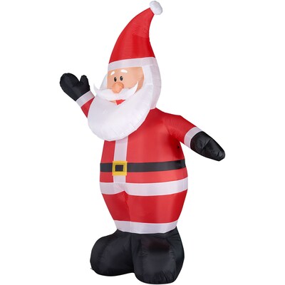 Fraser Hill Farm 12' Traditional Santa Claus Inflatable (FHFSANTA121-L)