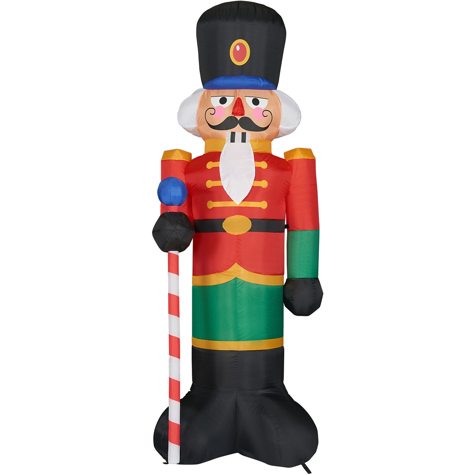 Fraser Hill Farm 10 Traditional Nutcracker Inflatable (FHFNUTCRK201-L)