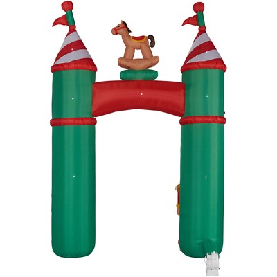 Fraser Hill Farm 10' Santa's Toy Shop Inflatable (FHFARCHWY081-L)