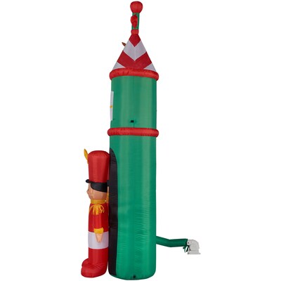Fraser Hill Farm 10' Santa's Toy Shop Inflatable (FHFARCHWY081-L)
